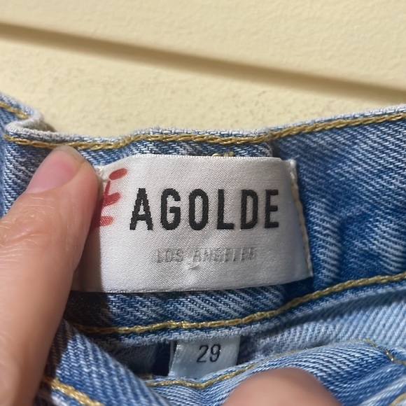 Womens Agolde Parker Vintage Cut Off Short in Swapmeet - Picture 9 of 12